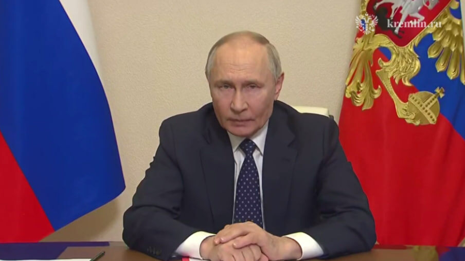    Владимир Путин. Фото: скриншот из видео пресс-службы Кремля.