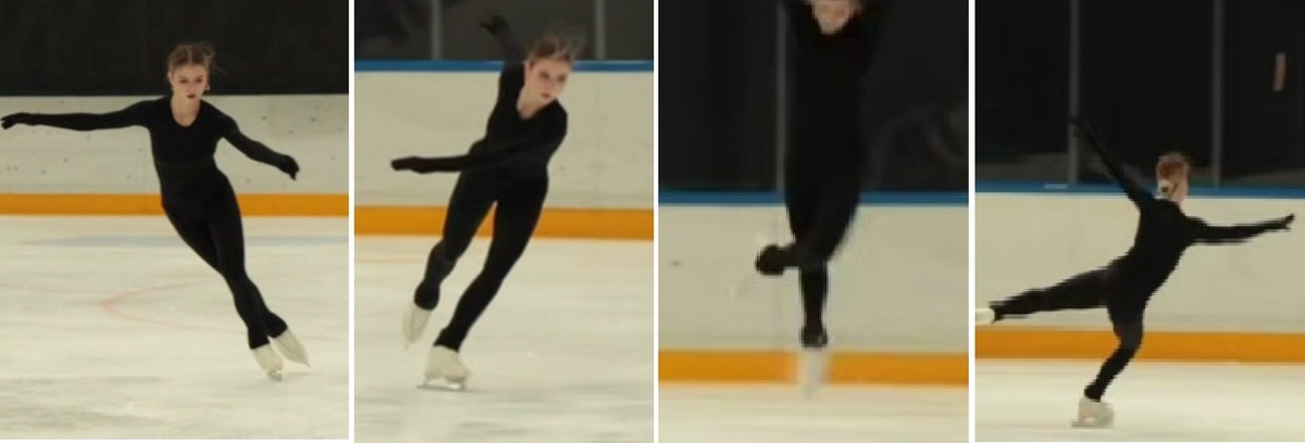     Скриншоты с видео тренировки А. Игнатовой Фотография взята из открытых источников.