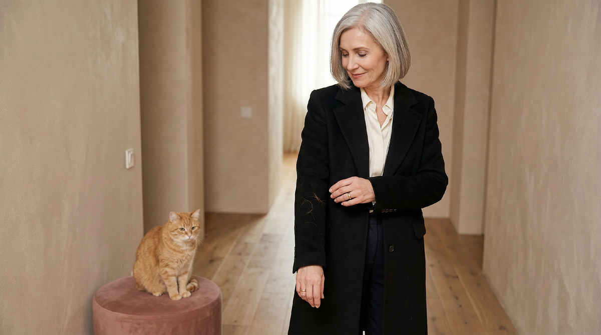 Кашемир и кот - вечное противостояние