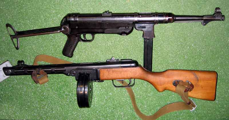 "Шмайсер - МП 38-40 и ППШ-41