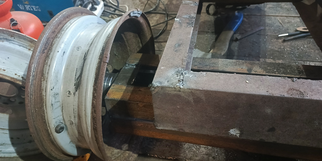 Постройка минитрактора с ноля, изготовление передней балки. Часть 2.