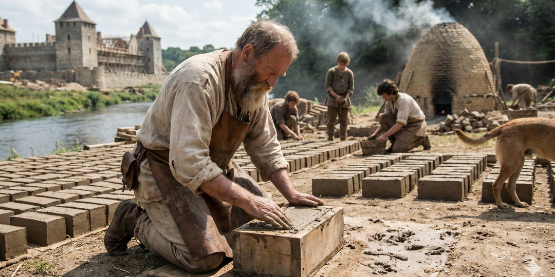 Зачем средневековые строители оставляли знаки на кирпичах?