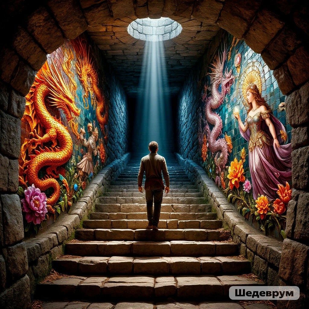 Тоннель, ведущий в подполье замка