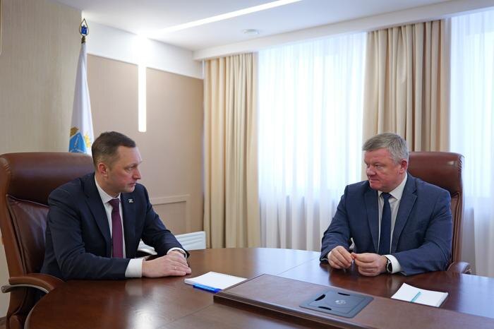 Роман Бусаргин и Михаил Исаев. Обложка © Telegram / Роман Бусаргин