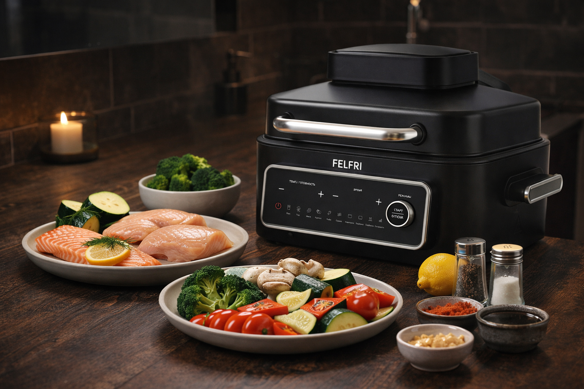 Что можно приготовить в аэрогриле для лёгкого ужина