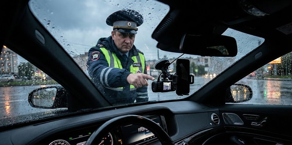 Штраф за видеорегистратор в 2026 году: куда повесить гаджет, чтобы у ГИБДД не было вопросов