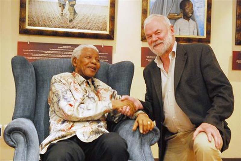 Никита Лопухин с Нельсоном Манделой