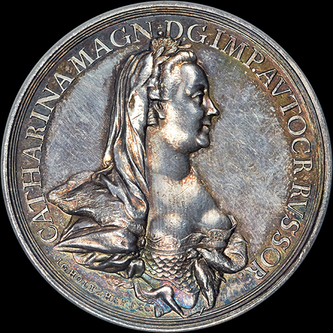 Памятная медаль 1780 года "Вооруженный нейтралитет". Взято с сайта https://adalex.ru/live-auction-44/lot-76?srsltid=AfmBOopdjOwuIN2euzgm2VABZ46FJWzcAKnT77R8YqNZ8cKlwBnlZ4S0