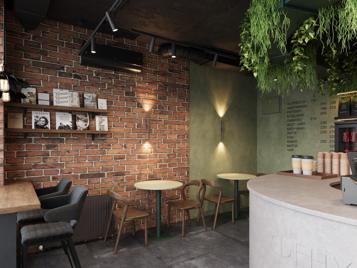 Дизайн кофейни от студии MORS interiors