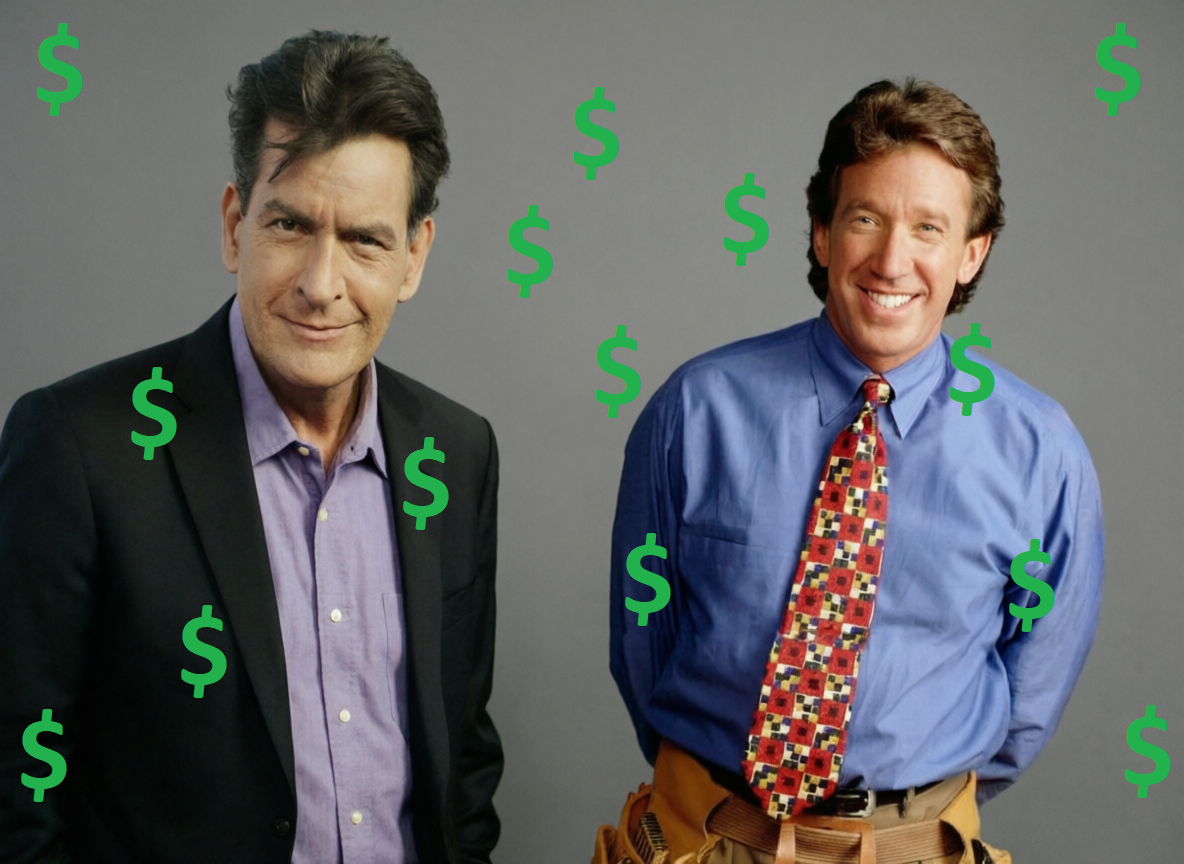 Чарли Шин и Тим Аллен