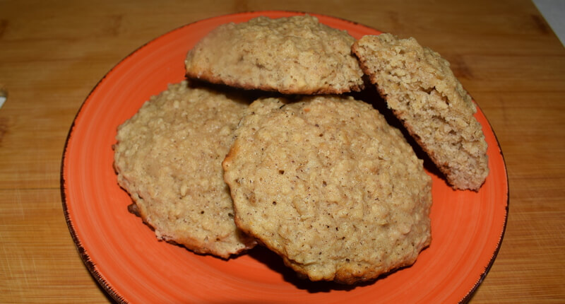 Овсяное печенье с бананами