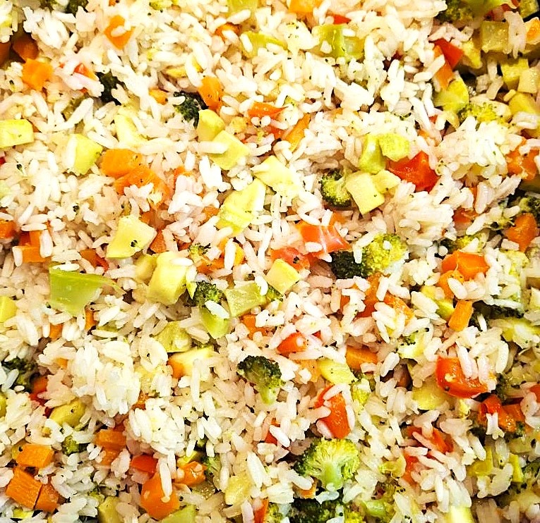 Овощной плов с брокколи