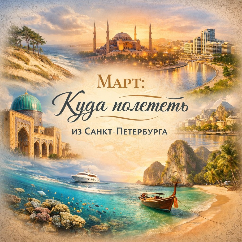 Где отдохнуть в марте с вылетом из Петербурга