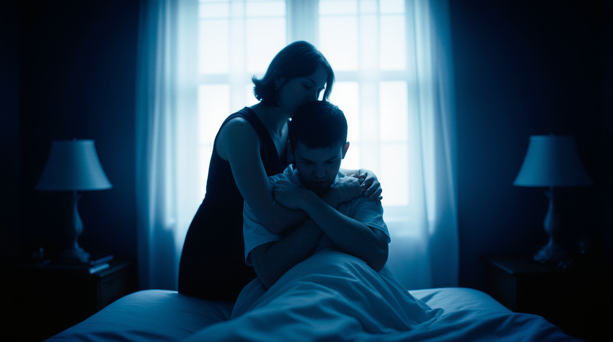 «В темноте проще обнять. И легче не заметить, как дрожат руки».