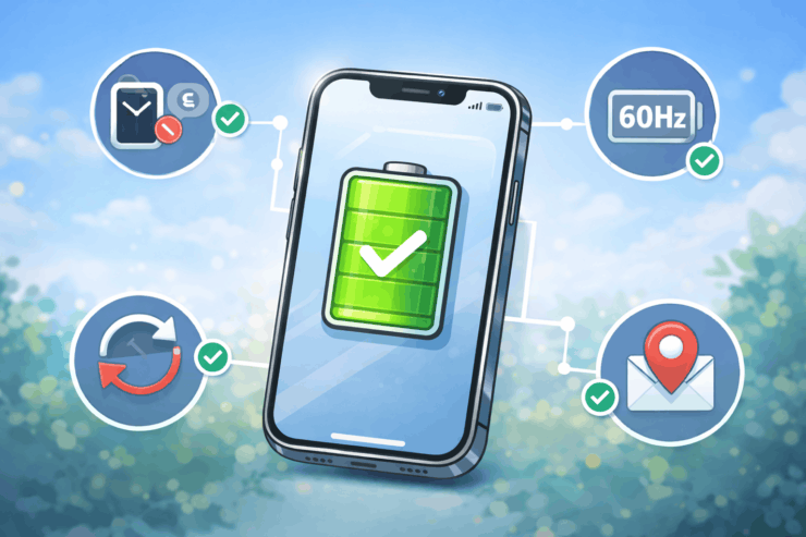    Как продлить работу айфона от одного заряда