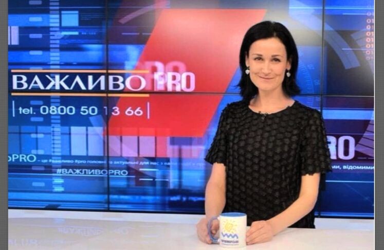 Наталия работала телеведущей