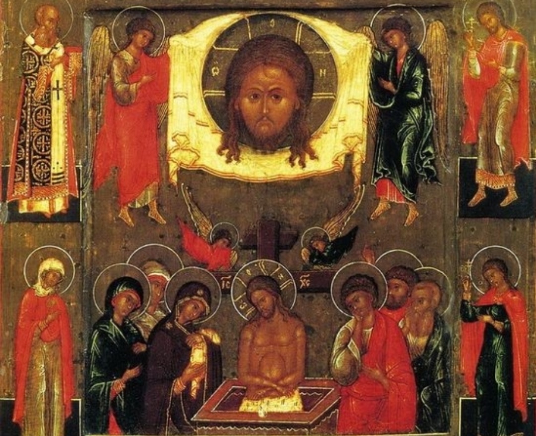 Не рыдай Мене, Мати. Строг. шк. Начало XVII в. ГРМ