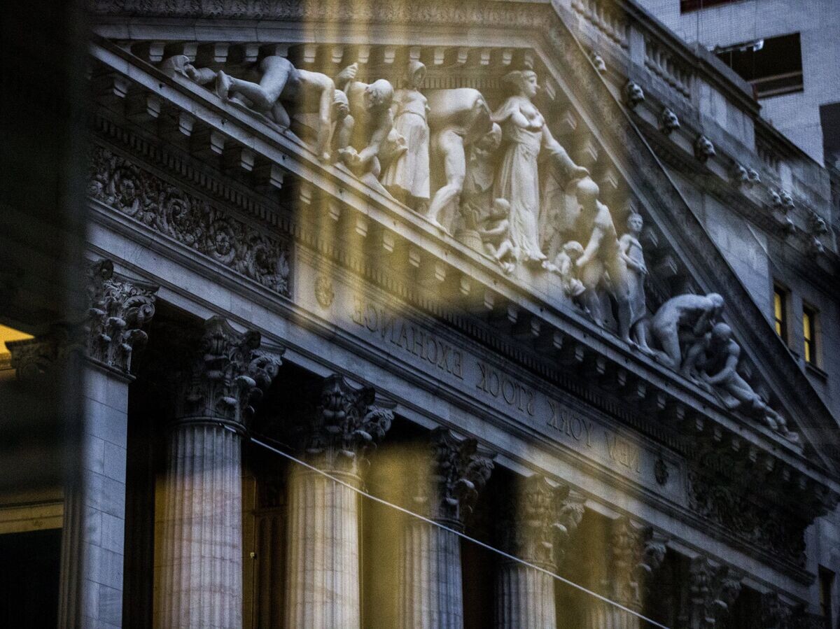    Здание Нью-Йоркской фондовой биржи© РИА Новости . Джина Мун