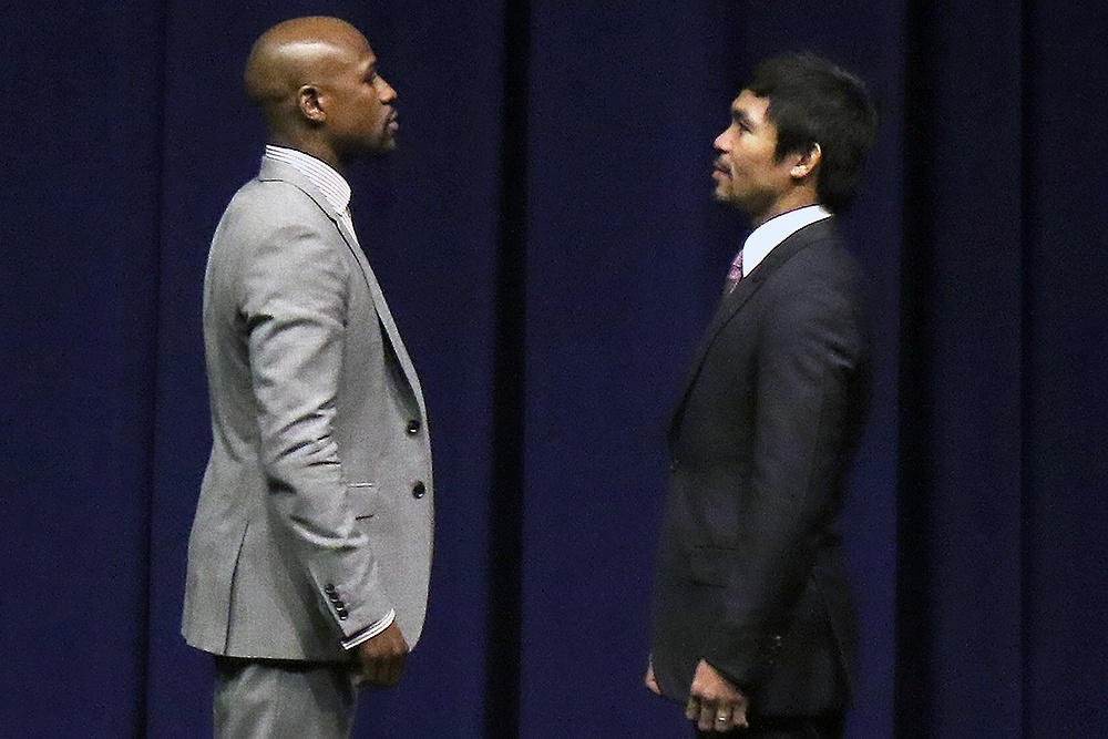    Флойд Мейвезер и Мэнни Пакьяо / REUTERS