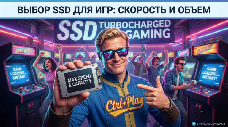 Выбор SSD для игр: как подобрать скорость и объем накопителя


