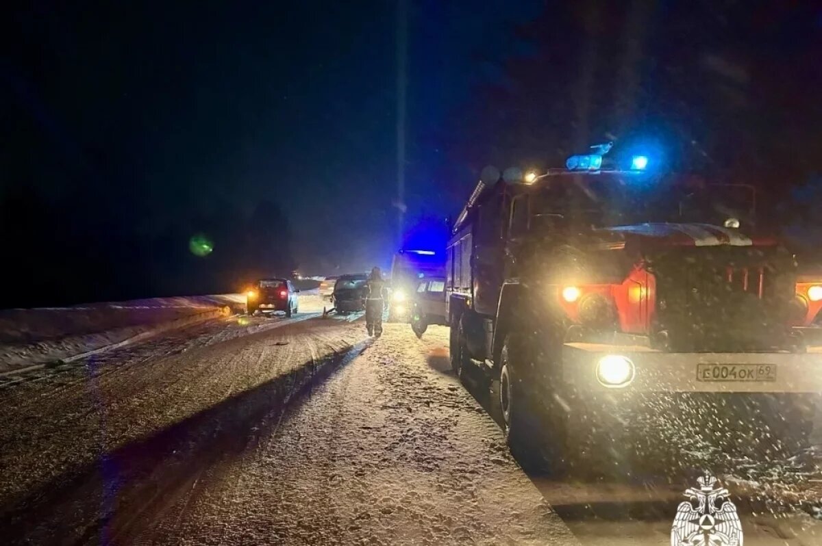    В Кимрском округе в аварии погиб один человек, ещё двое пострадали