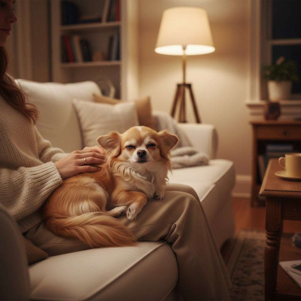 Вечерний монолог Тихона: о тишине, уюте и минутах, когда все наконец-то рядом. Короткая, тёплая зарисовка о том, как важно иногда просто остановиться и побыть с теми, кто тебя ждал весь день. Читайте в блоге «Жизнь с лапками» 🐾❤️