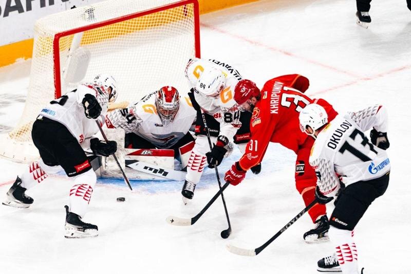    Фото: пресс-служба ХК «Автомобилист» /Момент матча