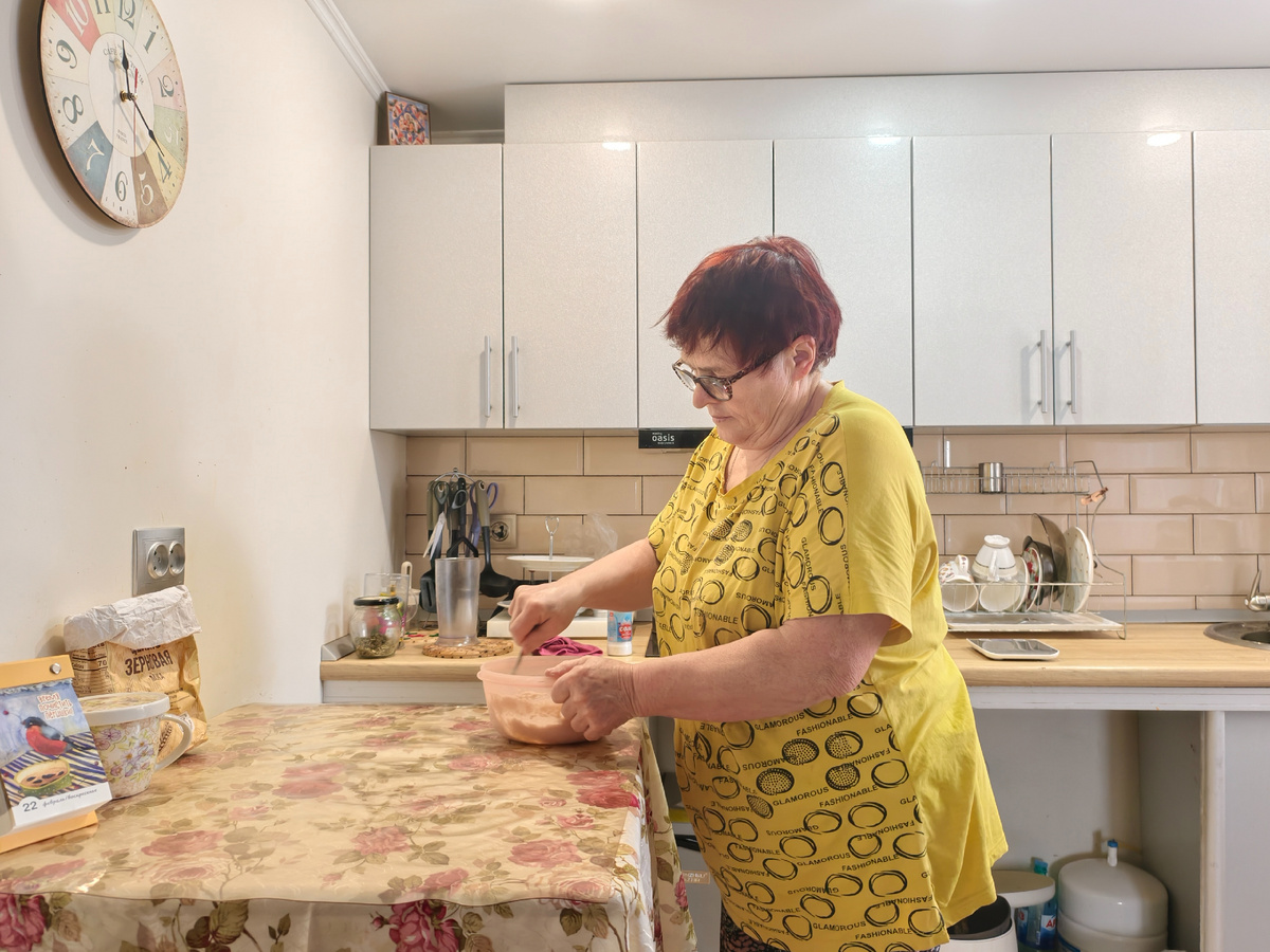 Михална на кухне