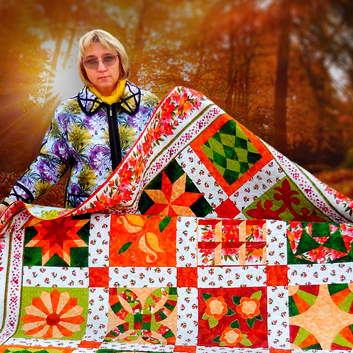 Елена Мисаревич, мастер лоскутного шитья, обучалась в АЛШ в 2018-2019 гг. 