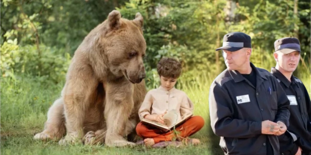 Беглые заключенные окружили бабку и смеялись. Но вдруг из леса вышел медведь