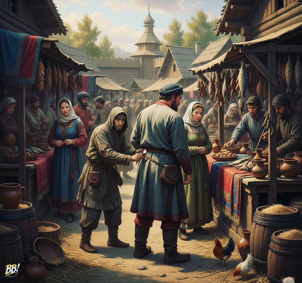 «Тать на рынке преступление и наказание по Русской Правде».