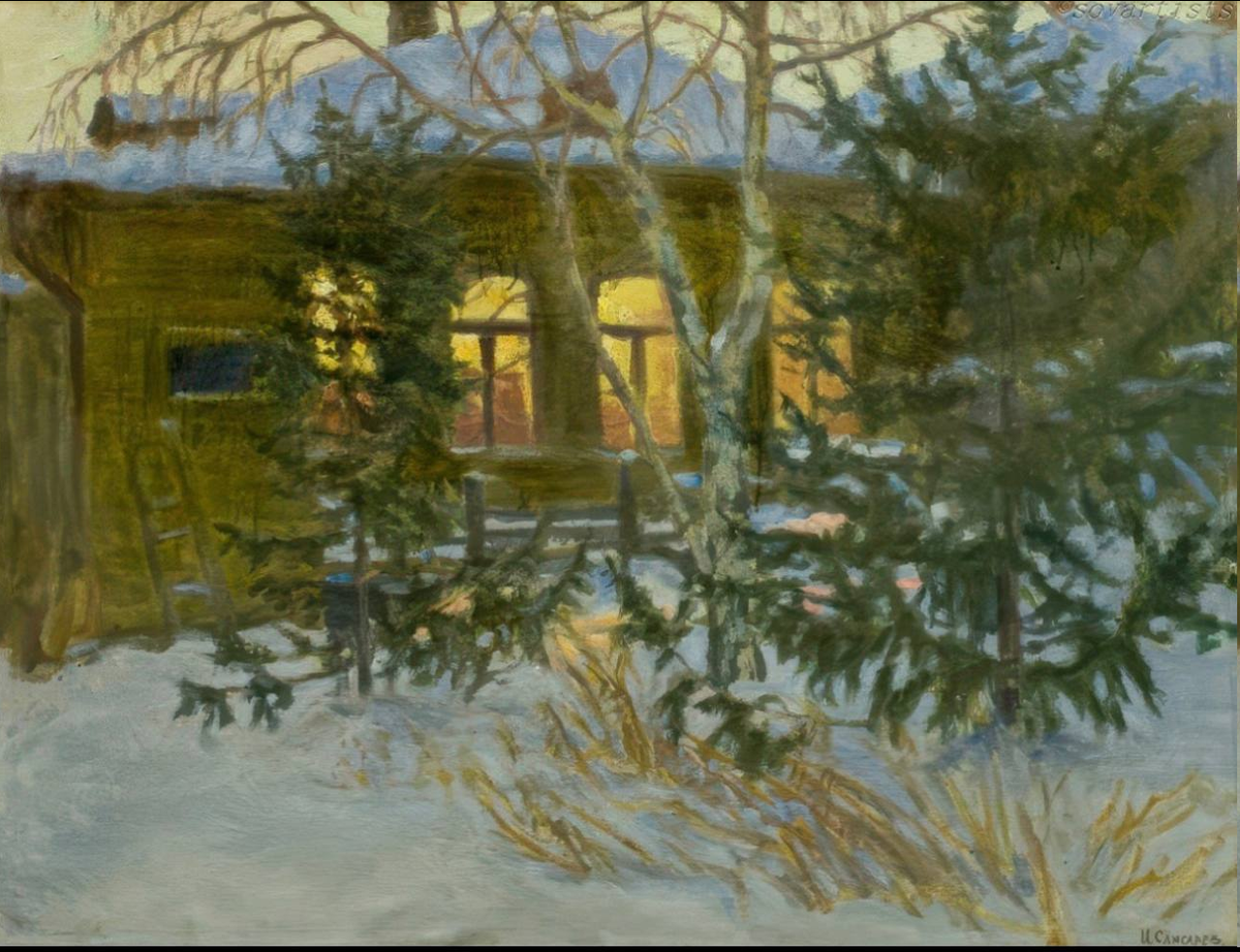 Иван Слюсарев. «Зимнее утро». 1945