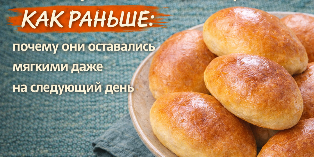 Рецепт лучшего теста для пирожков КАК РАНЬШЕ: почему они оставались мягкими даже на следующий день
