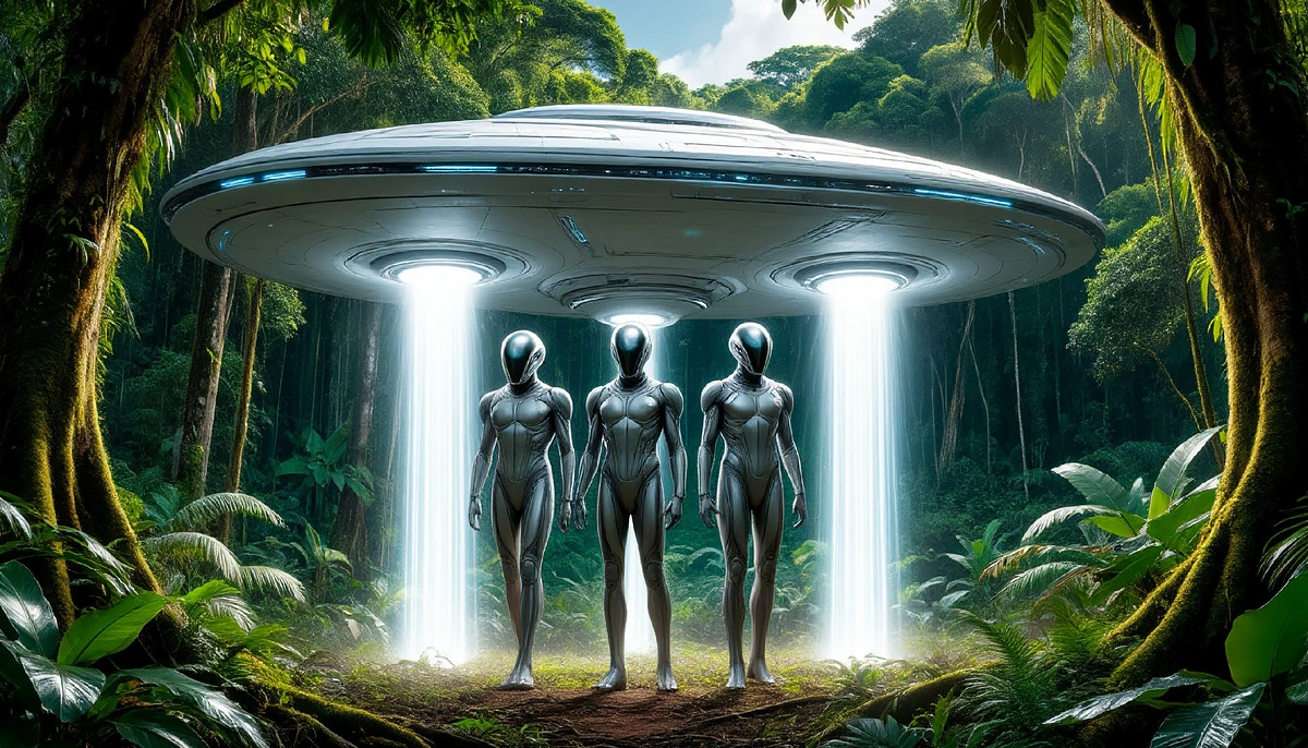 М'Ла спустились с летающего острова.