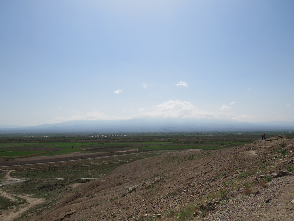 Вид на Арарат от монастыря Хор Вирап