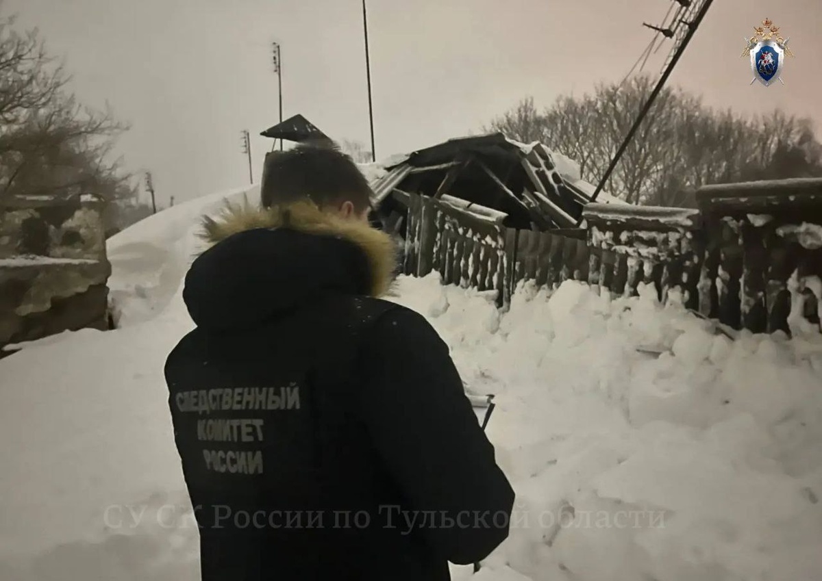    Обрушение крыши в Тульской области