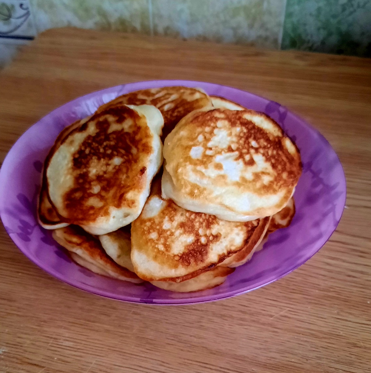 никогда у меня оладушки не будут пышными 🫣