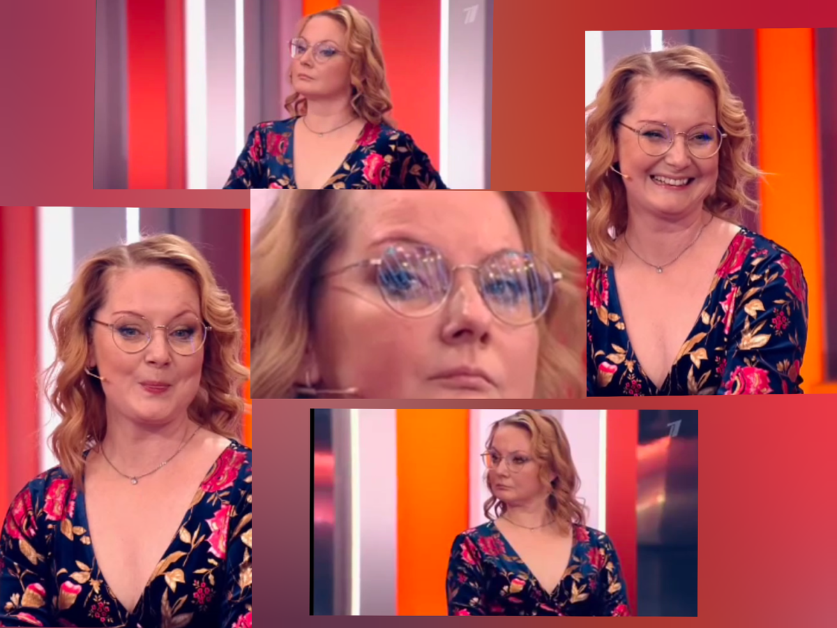 Коллаж из кадров  программы "Пусть говорят"