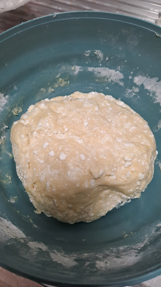 Вот такое тесто должно получиться 