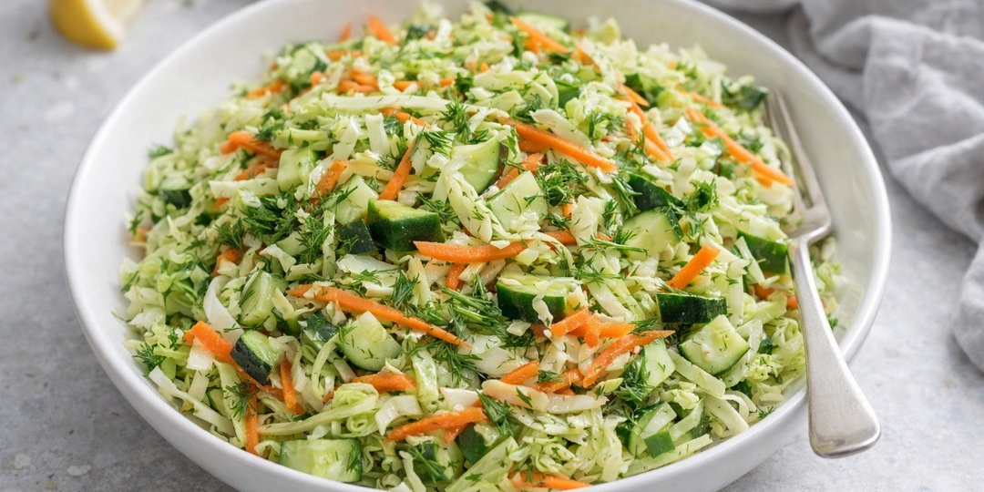 🥗 Мой дежурный салат из свежей капусты, который всегда выручает