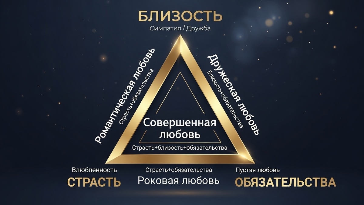 Треугольник любви по Роберту Стернбергу