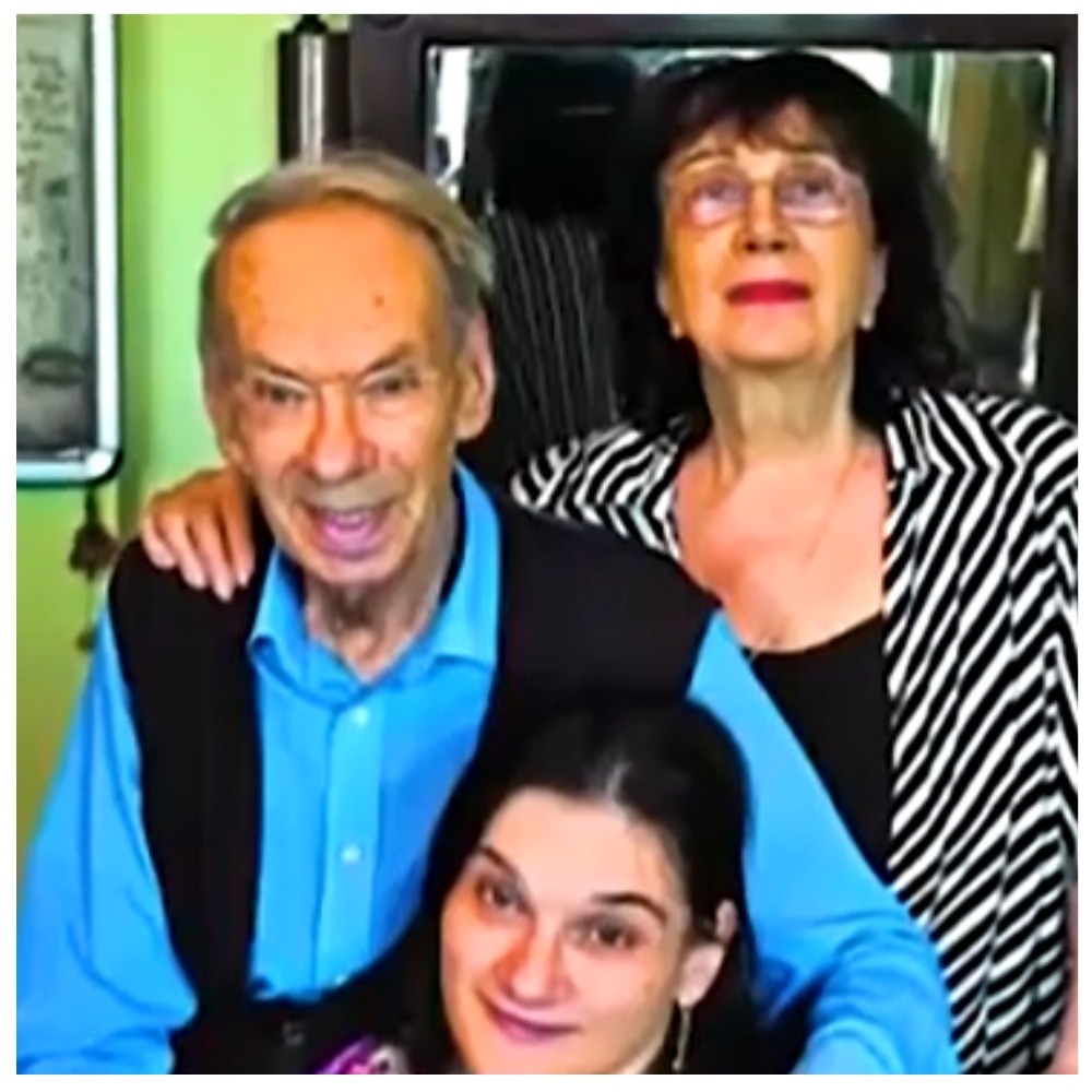 Алексей Баталов и Гитана Леонтенко с дочерью Марией