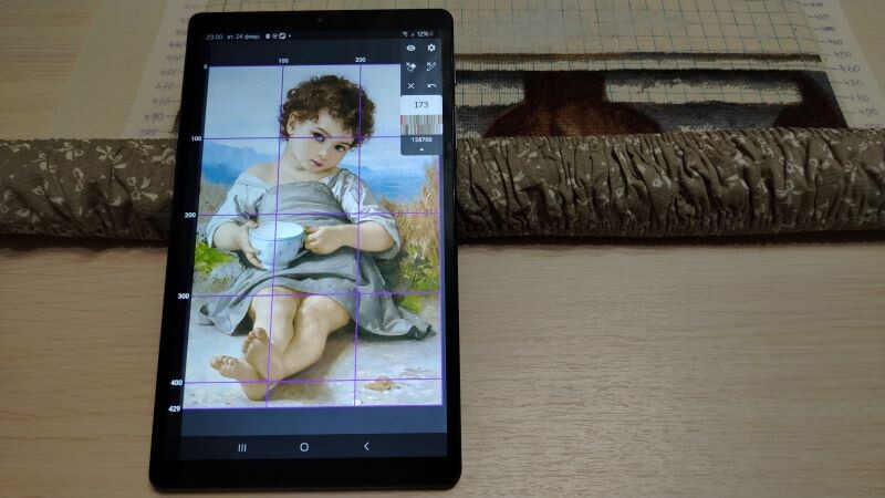 Новая рама для новой многоцветной вышивки