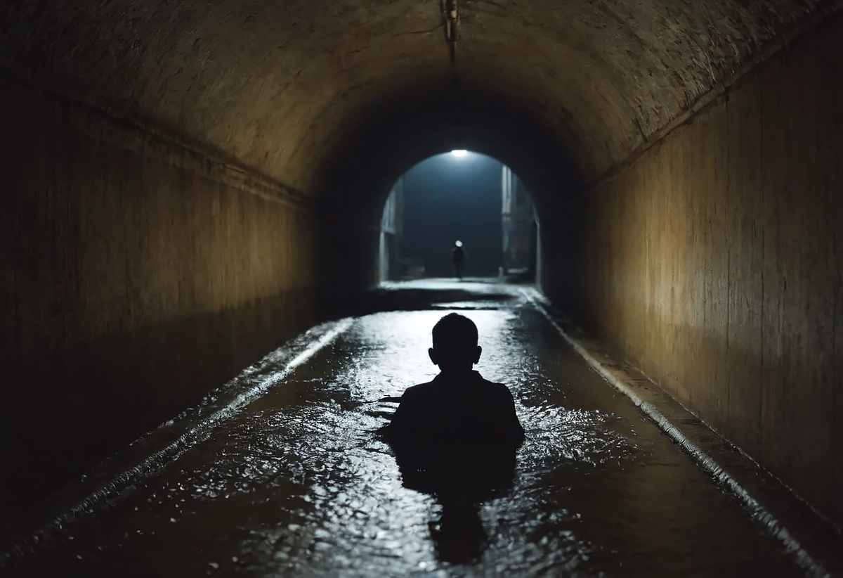 Нечто злое проживало под землёй. 