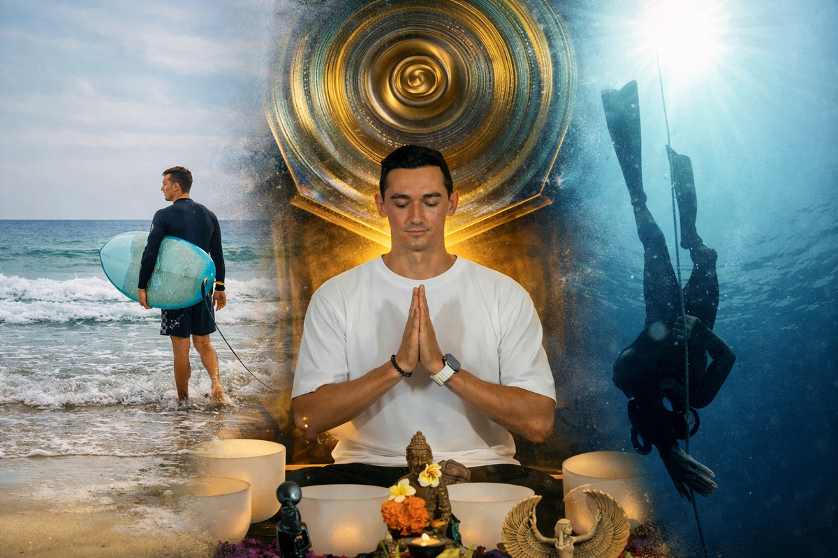 На фото Николай Дементиев, мастер и фасилитатор осознанного дыхания. Практик.