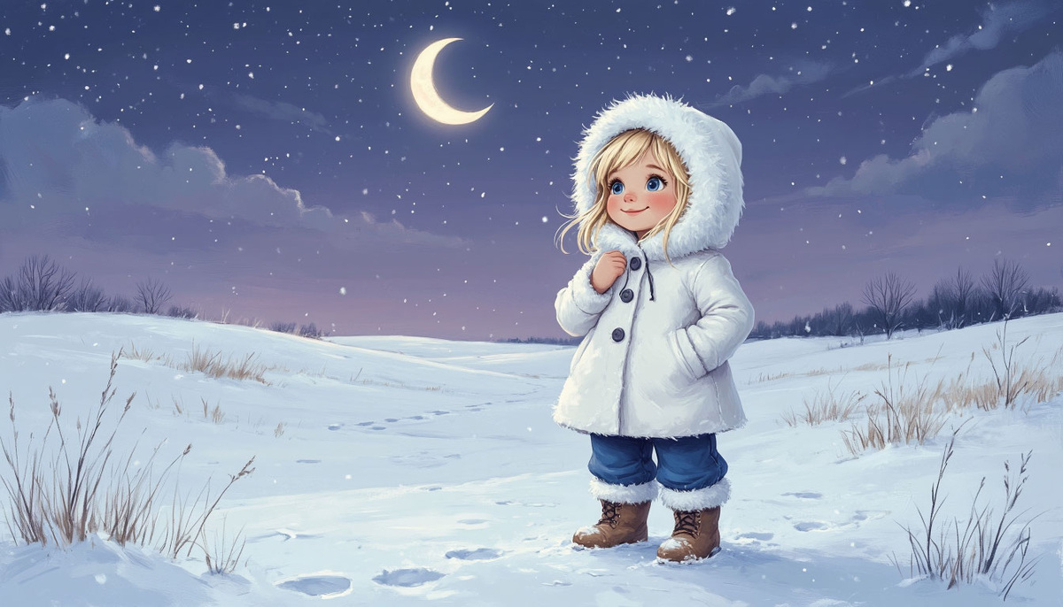 А что если представить, что степь, покрытая снегом, это пустыня белоснежного песка? Представили? Теперь читайте стихотворение.