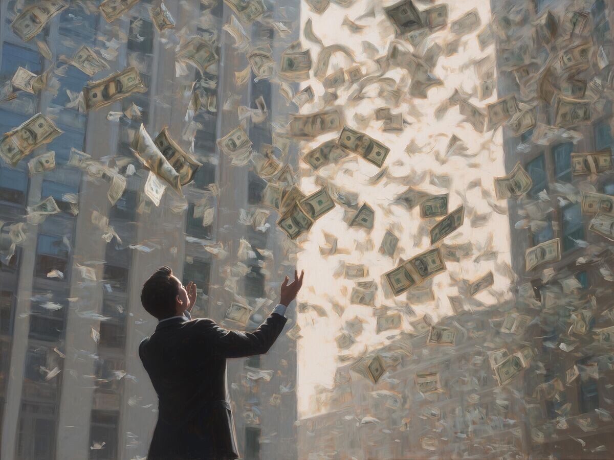    Бизнесмен теряет деньги© РИА Новости . Сгенерировано ИИ