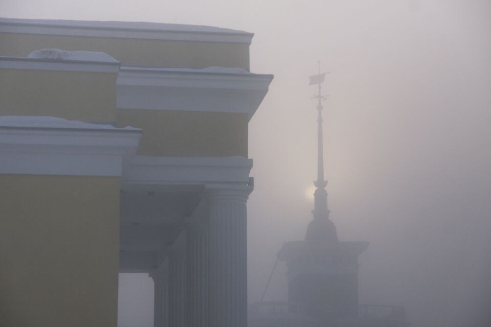    Барнаул. Зима. Сильный мороз. Источник: Олег Укладов