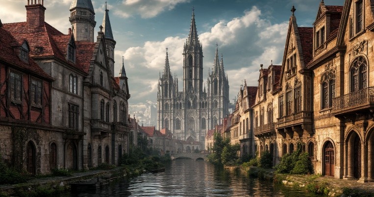 Это, конечно, не Минск. Просто фантазия на тему проявляющейся истории