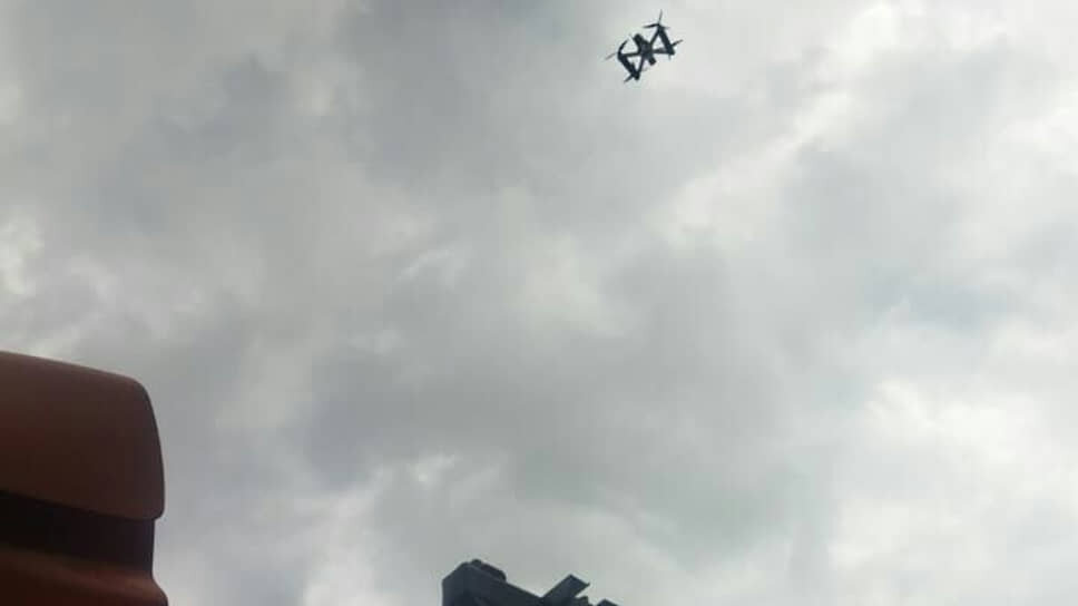 Михаил Рюмин снял на телефон вылетавшие дроны, переслав фото в ФСБ и своей супруге .📷Фото: Михаил Рюмин